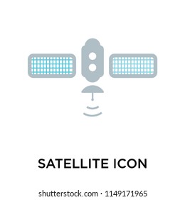 Satellite icon vector isolated on white background for your web and mobile app design, Satellite logo concept