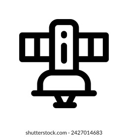 satellite icon. vector line icon for your website, mobile, presentation, and logo design.