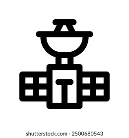 satellite icon. vector line icon for your website, mobile, presentation, and logo design.