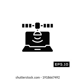 Satellite Icon Vector. Satellite Symbol Vector