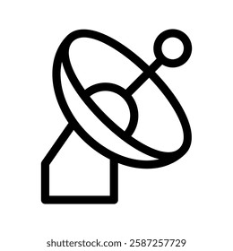 Satellite Icon Vector Symbol Design Illustration