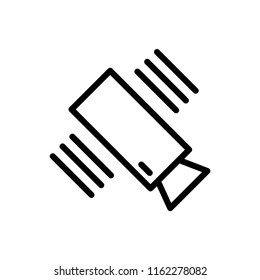 satellite icon vector template
