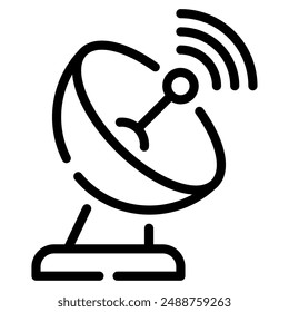 Satellite icon for web, app, infographic, etc