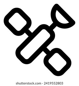 Satellite Icon for web, app, uiux, infographic, etc