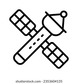 satellite icon for your website, mobile, presentation, and logo design.