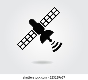 Satellite icon.Vector
