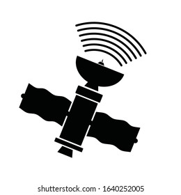 The satellite illustration vector, Conecting concept for business