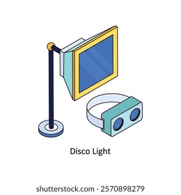 Satellite isometric Colored illustration. EPS File stock illustration