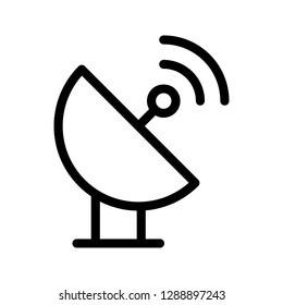 satellite line icon