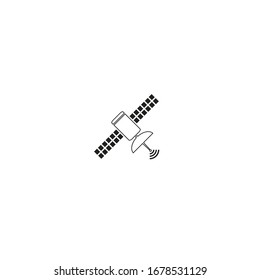 Satellite line icon, outline vector sign, linear pictogram isolated on white. Symbol, logo illustration