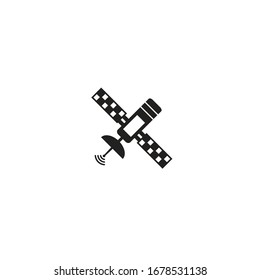Satellite line icon, outline vector sign, linear pictogram isolated on white. Symbol, logo illustration