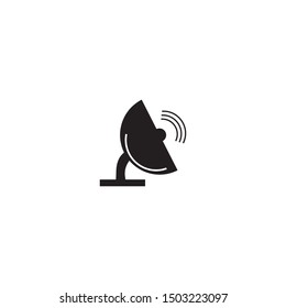 Satellite logo template vector icon design