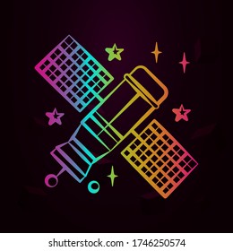 Satellite nolan icon Simple thin line, outline vector of space icons for ui and ux, website or mobile application