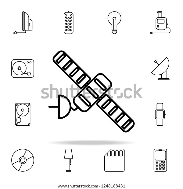 satellite outline icon. Technology icons universal\
set for web and\
mobile