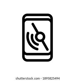 satellite phone icon or logo isolated sign symbol vector illustration - high quality black style vector icons
