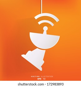 satellite plate icon