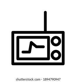 satellite radio icon or logo isolated sign symbol vector illustration - high quality black style vector icons
