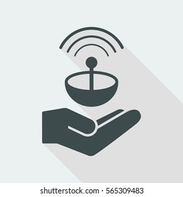 Satellite Services - Vector web icon