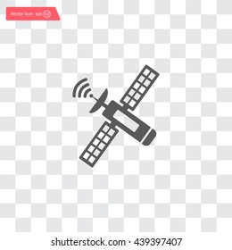 Satellite sign icon, vector illustration. Flat design style