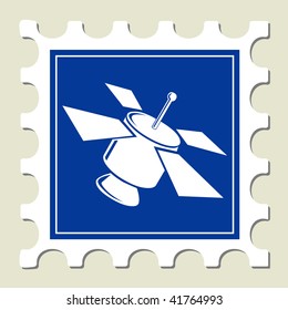 Satellite Sign Stamp