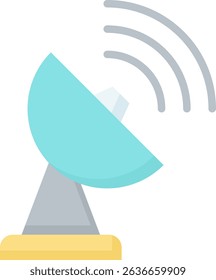 Satellite Signal Icon Element For Design
