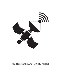 Satellitensignal-Symbol, Vektorgrafik-Design-Vorlage