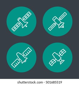 Satellite signal vector objects