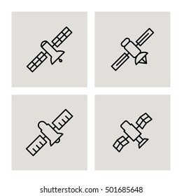 Satellite signal vector objects