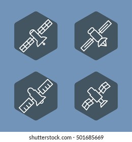Satellite signal vector objects