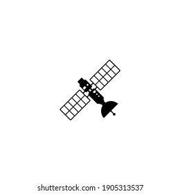 Satélite. Icono simple. Ilustración vectorial