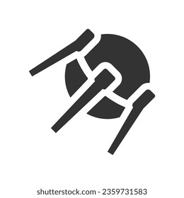 Satellite sputnik Icon, Vector Graphics
