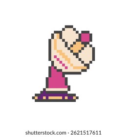 satellite technology retro pixel art