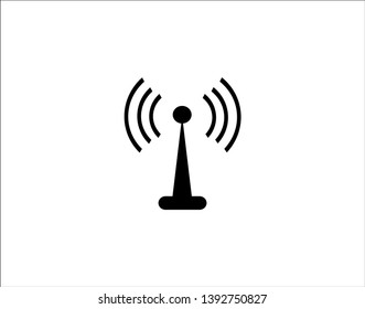 Satellite Tower Vector icon - Vector 