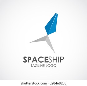 Satellite transmission technology abstract vector and logo design or template network business icon of company or corporate identity symbol concept