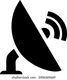 Satellite tv vector icon. Simple isolated vector EPS 10. Satellite pictogram.