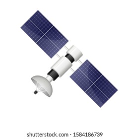 Satellite vector design illustration isolated on white background