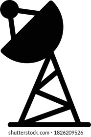 Satellitenvektorsymbol 
