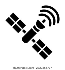 Satellite Vector Glyph Icon For Personal And Commercial Use.
