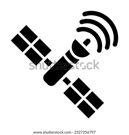 Satellite Vector Glyph Icon For Personal And Commercial Use.
