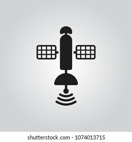 Satellite vector icon