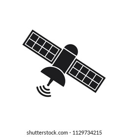 Satellitensymbol für Vektorillustration 