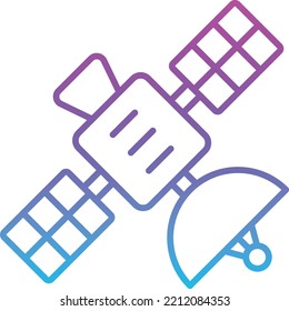 Satellite vector icon. Can be used for printing, mobile and web applications.