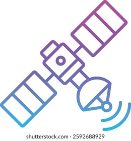 Satellite vector icon. Can be used for printing, mobile and web applications.