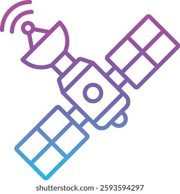 Satellite vector icon. Can be used for printing, mobile and web applications.