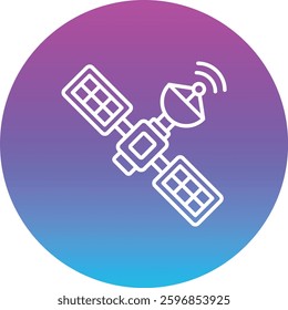 Satellite vector icon. Can be used for printing, mobile and web applications.