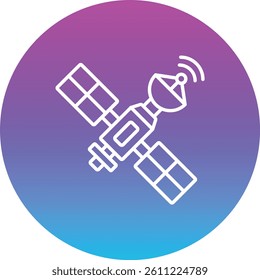 Satellite vector icon. Can be used for printing, mobile and web applications.