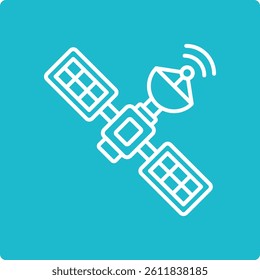 Satellite vector icon. Can be used for printing, mobile and web applications.