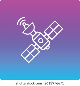 Satellite vector icon. Can be used for printing, mobile and web applications.