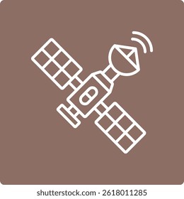 Satellite vector icon. Can be used for printing, mobile and web applications.