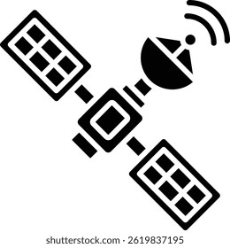 Satellite vector icon. Can be used for printing, mobile and web applications.
